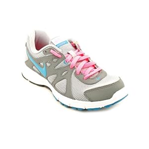 Nike Women's Nike Revolution Running Shoes 8 Us (Wlf Grey/n Trq/cl Gry/dgtl Pink)