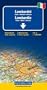 Lombardie (avec plans de C�me, Milan, Brescia) - Carte r�gionale Italie (�chelle : 1/200 000)