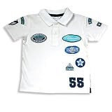 Cool Island - Toddler Boys and Boys Short Sleeve Pique Polo, White