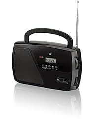 CE: GPX, Inc. R633B Portable Shortwave AM/FM Clock Radio (Black) - DPI