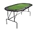 Foldable 8 Player Casino Texas Holdem Poker Table Folding Poker Table