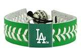 MLB Los Angeles Dodgers St. Patrick's Day Baseball Bracelet