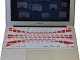 RED CURVE DESIGN iPearl High Grade Silicone Keyboard Skin Cover (Retail Packaging) for Apple A1370 MacBook Air 11.6-inch