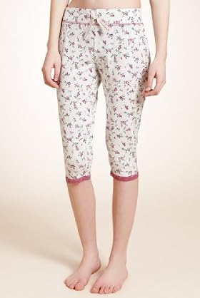 Angel Pure Cotton Floral Cropped Pyjama Bottoms