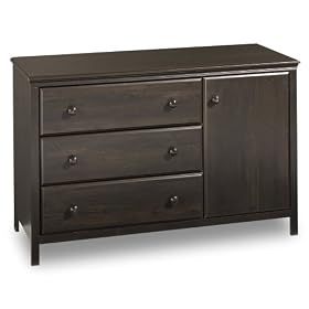 South Shore Furniture, Cotton Candy Collection, Changing Table, Ebony