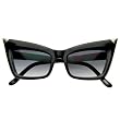 Super Cateye NYC Designer Inspired Fashion Cat Eye Sharp High-Pointed Sunglasses