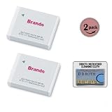 2 PACKS - HIGH Power NB-6L replacement Battery for your Canon
PowerShot SD1200 IS - Free DB Roth Micro Fiber cleaning cloth
included