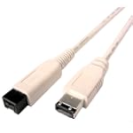 SAVE $23.4 - Cables Unlimited 6-Feet 9-Pin to 6-Pin IEEE 1394B Bilingual Firewire 800 Cable (MSC512006) $11.59