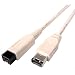 Cables Unlimited 6-Feet 9-Pin to 6-Pin IEEE 1394B Bilingual Firewire 800 Cable (MSC512006)