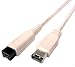 Cables Unlimited 6-Feet 9-Pin to 6-Pin IEEE 1394B Bilingual Firewire 800 Cable (MSC512006)