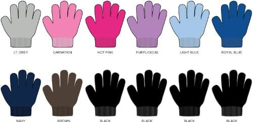 120 Case Wholesale Children Gloves - Lot of Bulk Winter Gloves for Kids