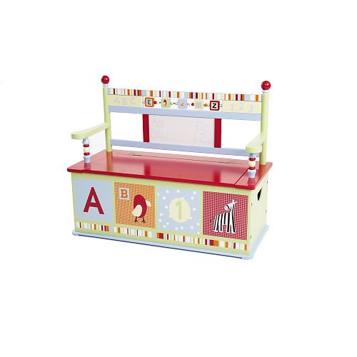 Levels of Discovery Alphabet Soup Toy Box Bench 41b07P91fYL Levels of Discovery Alphabet Soup Toy Box Bench