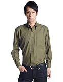(ワセダヤシャツ)Wasedaya shirt カシミヤタッチ綿起毛カラーシャツ wk1000-5 カーキ L