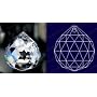 40mm 1- 1.2" Crystal Ball 30% Lead Suncatcher