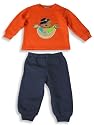 Picture Me by Austin & Ashley - Toddler Boys Long Sleeved Fleece Pant Set, Rust, Navy