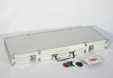 Pokerkoffer 500 Pokerchips, Pokerset mit Standard Poker Chip