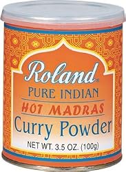 Roland Pure Indian Hot Madras Curry Powder - 3.5 oz