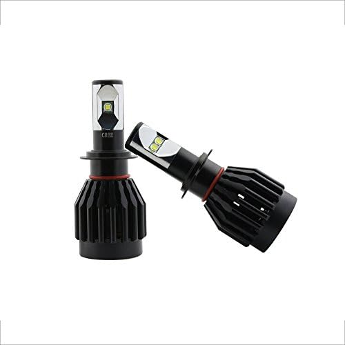 XLSHUAI H7 Headlight Bulbs, LED Headlight Conversion Kit/ 80w 8,000Lm 6K Cool White CREE - 1 Yr Warranty