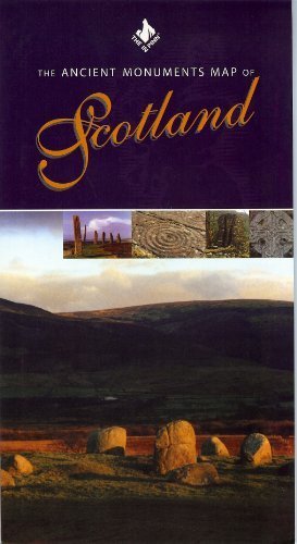 The Ancient Monuments Map of Scotland by Cruden, Lauren (2008) Map