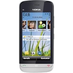 Nokia C5-03 Smartphone (8.1cm (3.2 Zoll) Touchscreen, 3.5mm Klinkenbuchse, Ovi Karten, GPS) aluminium grey