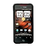 Rubberized Snap-on Cover - HTC Incredible - Black