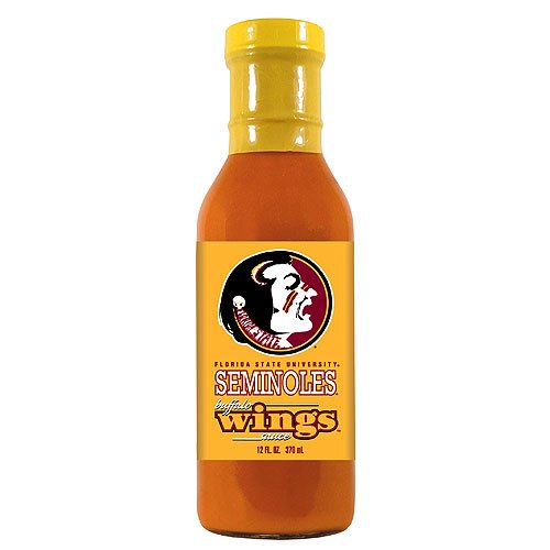 Florida State Seminoles NCAA Buffalo Wings Sauce - 12oz by Hot Sauce Harry
