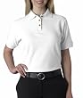 UltraClub Ladies' Luxury Double Pique Polo