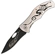 Master Cutlery Engraved Dragon Handle Folding Pocket Knife