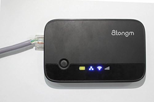 Atongm Smart Moblie WIFI Router With Sim Card Slot With Power Bank 3000Mah 3G MIFI Wirless Router BLACK