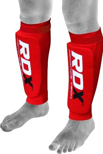 RDX MMA Shin Foam Pad Support Boxing Leg Guards Foot Protective Gear Kickboxing