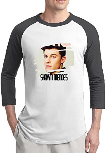 ReBorn Shawn The Mendes Men Custom Raglan Tshirt Black XL