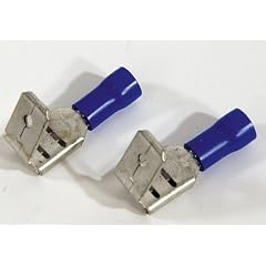 Flachsteckverteiler blau, 20 Stück