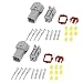 2 Kits Gray Waterproof Connector 1.8mm Terminal Heat Plugs for Car RS.1099.00