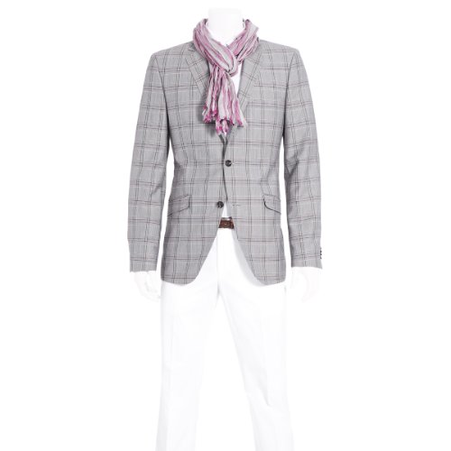 Benvenuto Herren Blazer & Sakko 61225224960414, Gr. 46, Mehrfarbig (0414 Chinchilla-Pelz) Preisvergleich
