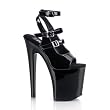 Extremely seXy 8 Icnh Sexy Dancer Shoes Womens Back Shoes Spike Heel High Platform Shoes Fetish