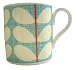 Orla Kiely Bone China Coffee Mug - Red Stem