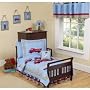 JoJo Designs 5-Piece Toddler Bedding Set - Frankie's Firetruck Boys Fire Engine Dalmation