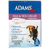 Farnam Adams Plus Flea and Tick Collar for Small Dogs (1 collar - For dogs with necks up to 15'')