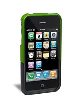 iFrogz Luxe Protective Hard Plastic Case for 3G iPhone - Green/Black