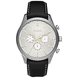 Fossil Walter Leather Watch - Black