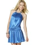 XOXO Drop-Waist Halter Dress