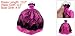 Doll Black Lace Decor Amatanth Strapless Pleat Dress