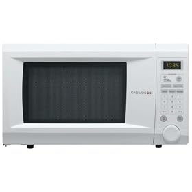 Daewoo KOR1NOA 31 litre 1000 watt Family Size Touch Control Solo Microwave Oven, White