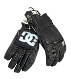 DC ATO Mens Black Leather Snowboard Gloves