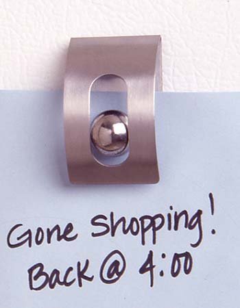 Prodyne M-22 Stainless Steel Magnetic Memo Clips- Pack of 24 On Sale