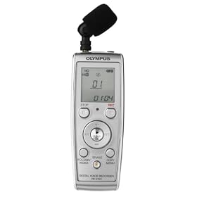 Olympus VN-2100 Digital Voice Recorder with microphone