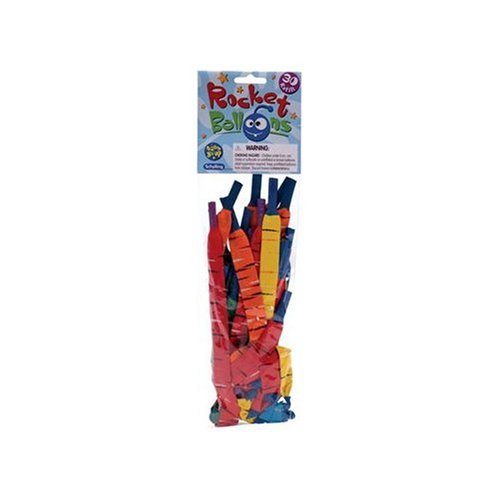 Rocket Balloons 30 Colorful Refills by Schylling