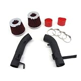 07 08 Infiniti G35 G37 Sedan Short Ram Air Intake Kit Black Pipe Red Filter by Generic Product