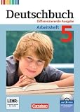 Produkt-Bild: Deutschbuch - Differenzierende Ausgabe: 5. Schuljahr - Arbeitsheft mit L&ouml;sungen und &Uuml;bungs-CD-ROM