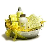 L'Epi de Provence French Soap - Hand Cream - Body Cream - Foam Bath Gift Basket - Grapefruit
